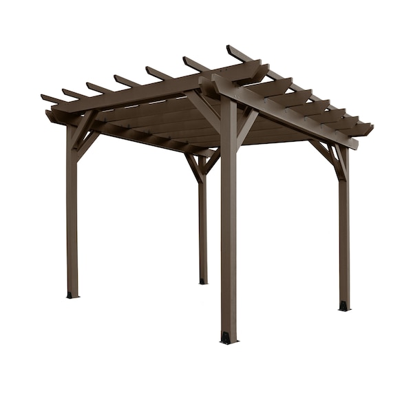 Highwood Usa Bodhi 12 x 12 Poly Outdoor Pergola Gazebo AD-PGLA1212-ACE - main
